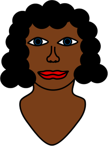 Afro-American Woman'S Face Clipart