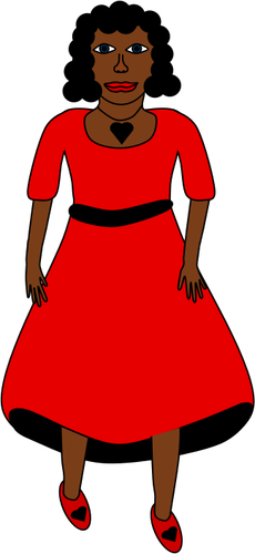 Download Woman In A Red Dress Clipart Png Free Freepngclipart