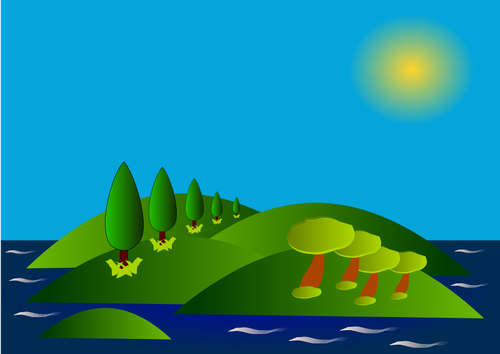 Portrait Of Elba Island Clipart