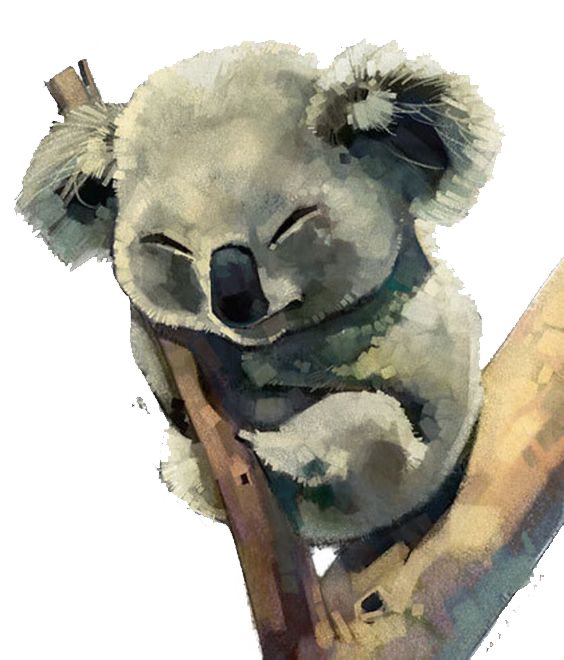 Watercolor Australia Painting Koala Free Photo PNG Clipart