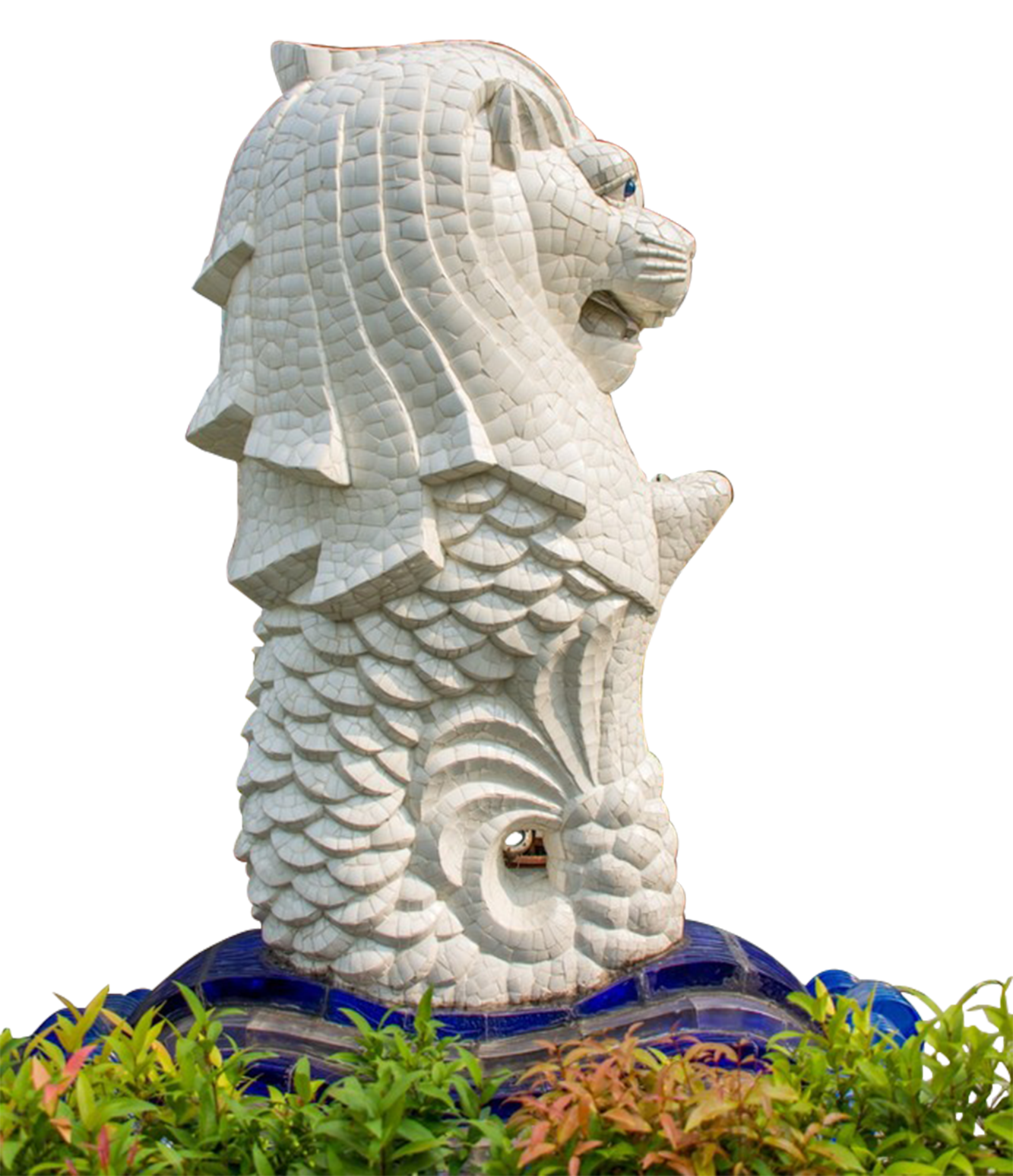 Stone Merlion Statue Material Park Changchun Sentosa Clipart