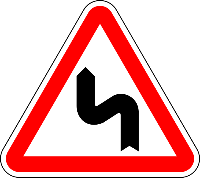 Singapore Signs Sign Warning Traffic In Road Clipart