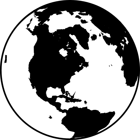 World Black And White Ideas Image Png Clipart