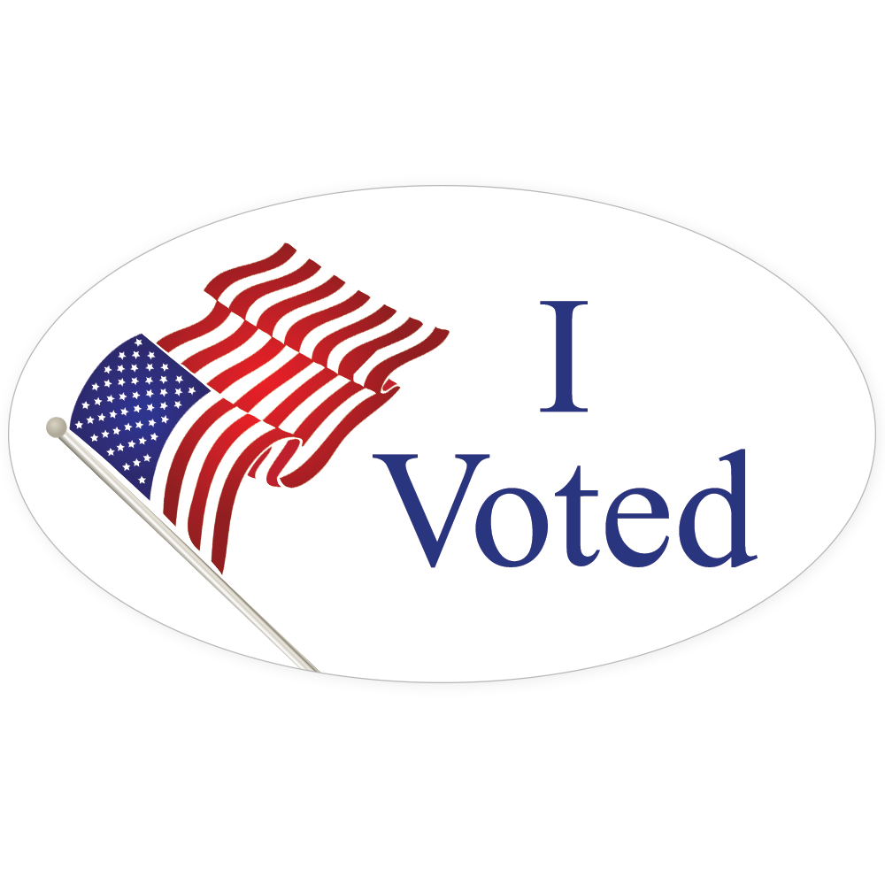 United Sticker States Election Voting Local Clipart