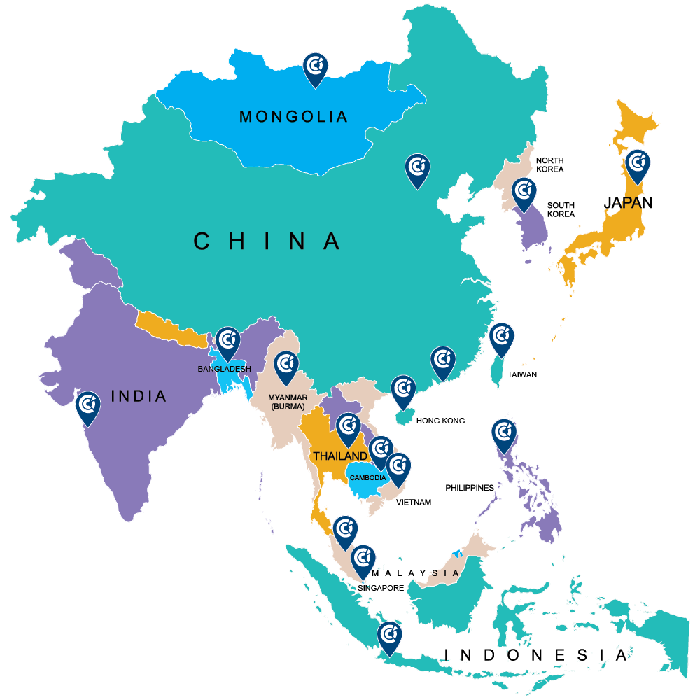 Map East Asia Singapore Free Transparent Image HQ Clipart