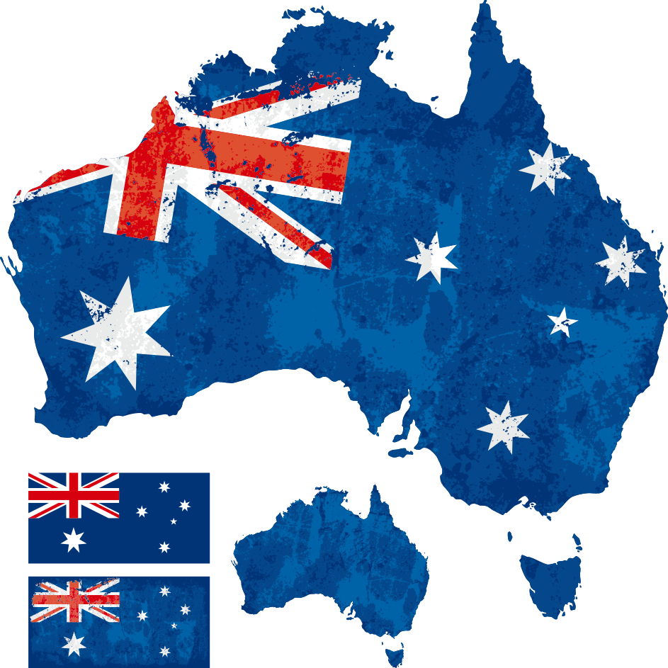Australia Australians Of Illustration Indigenous Flag Vector Clipart