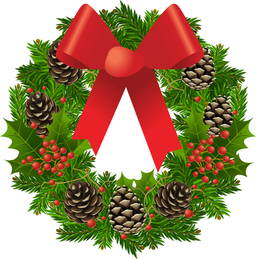 Transparent Christmas Wreath Picture Png Image Clipart