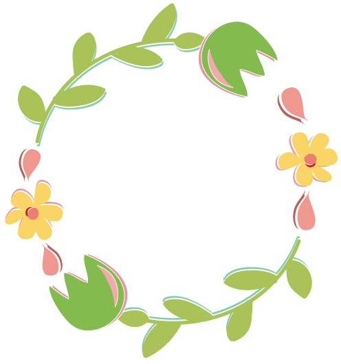 Spring Flower Wreath Download Png Clipart