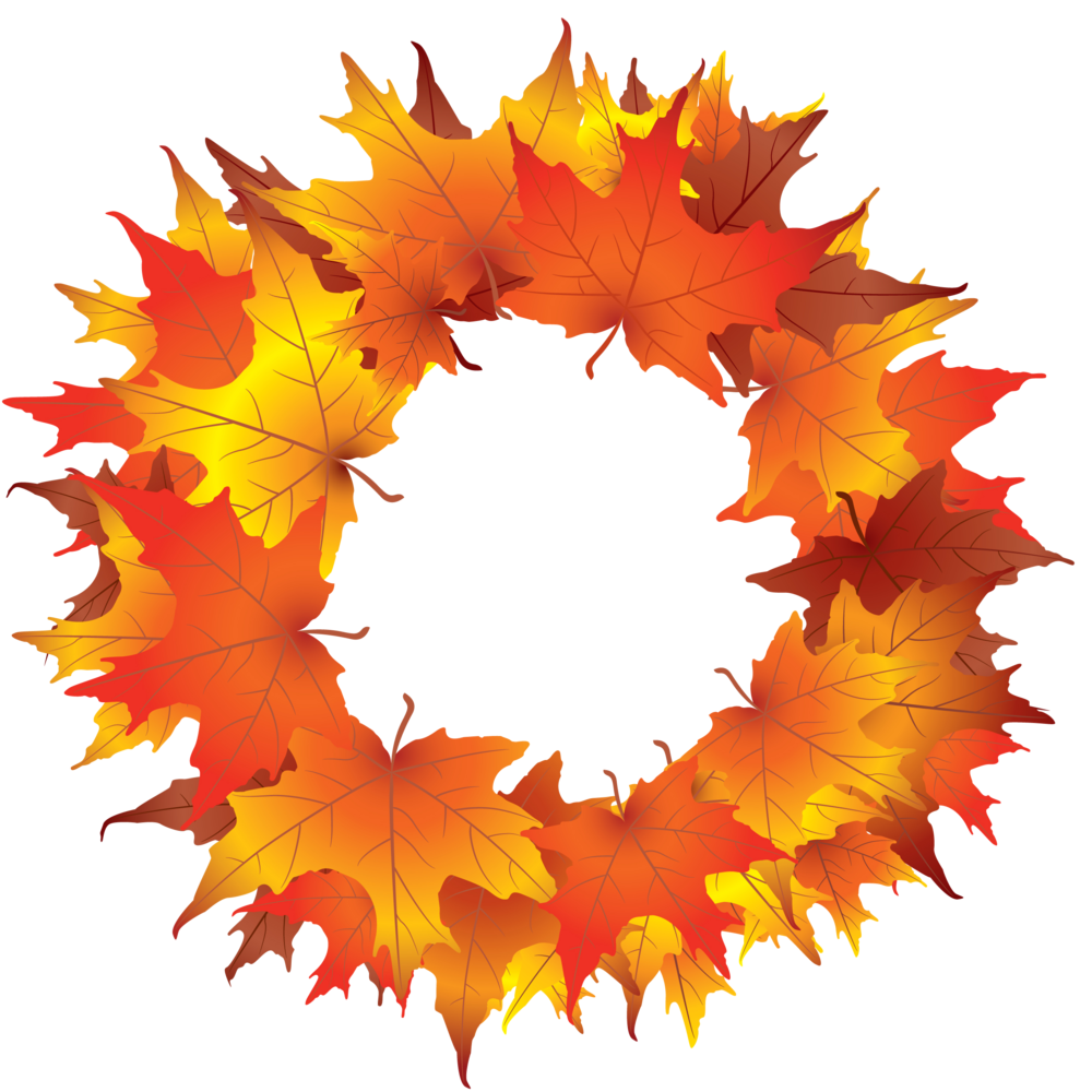 Autumn Wreath Kid Png Images Clipart
