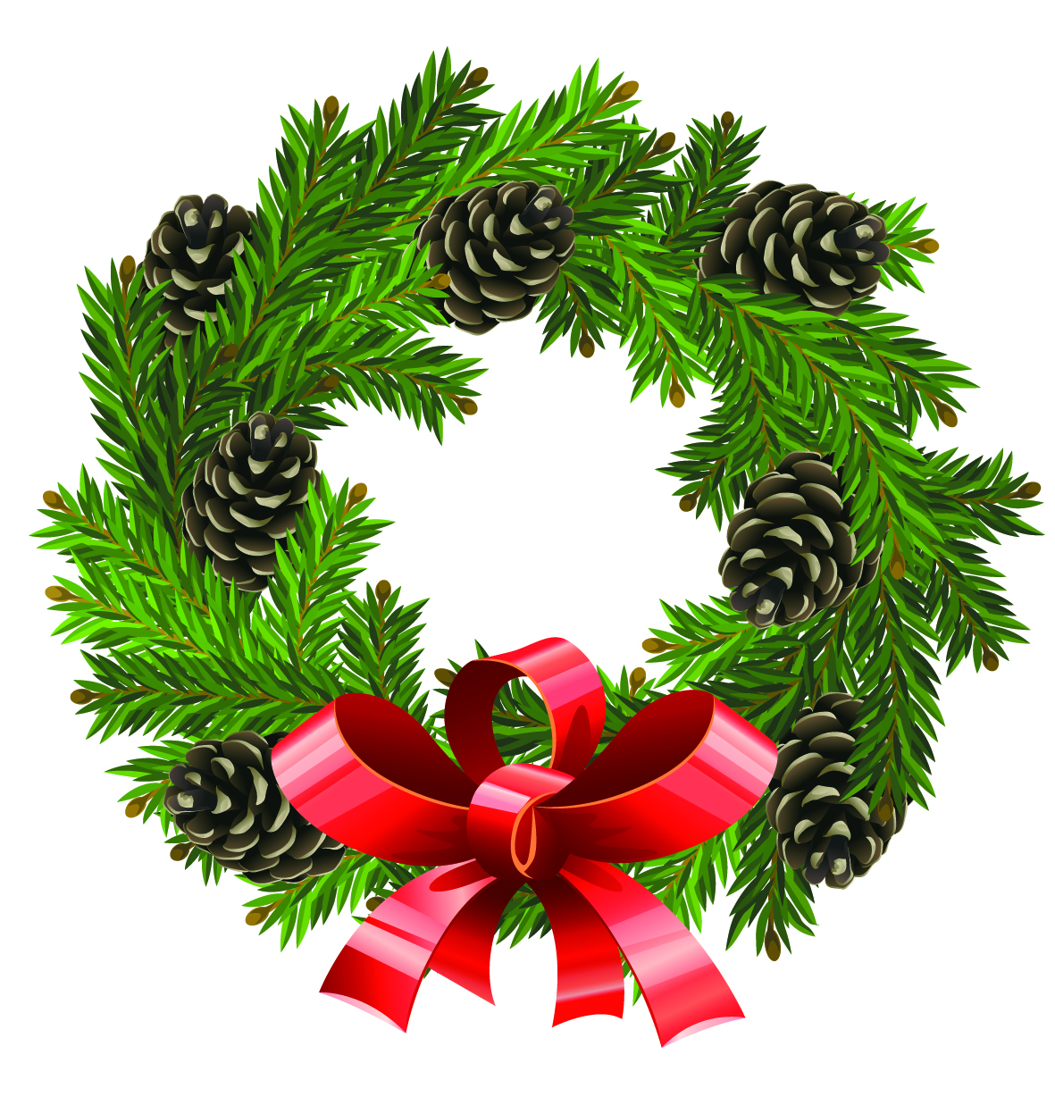 Christmas Wreath Border Kid Clipart Clipart