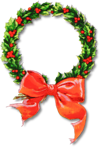 Free Christmas Wreath Public Domain Hd Photo Clipart