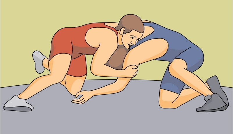 Wrestling Lc Wrestling Clinch Image Png Clipart