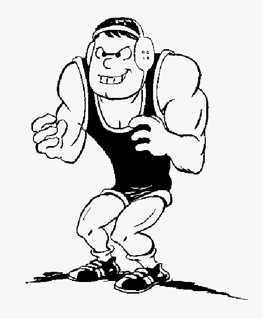 High School Wrestling Drawings Png Images Clipart