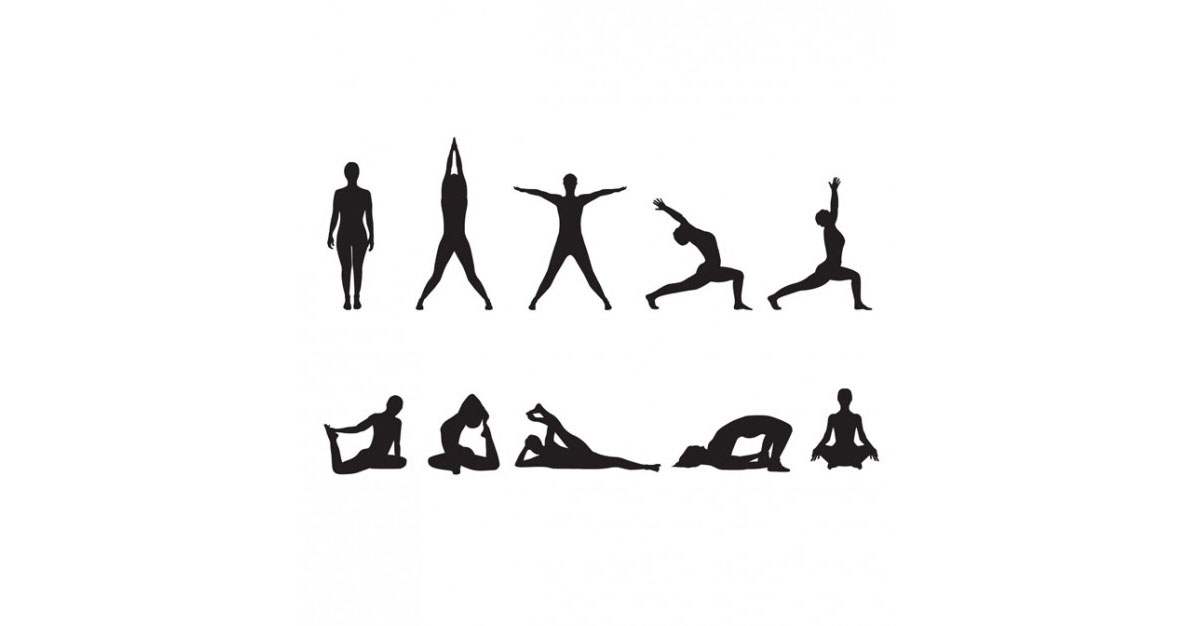 Yoga Black And White Yoga Hd Image Clipart
