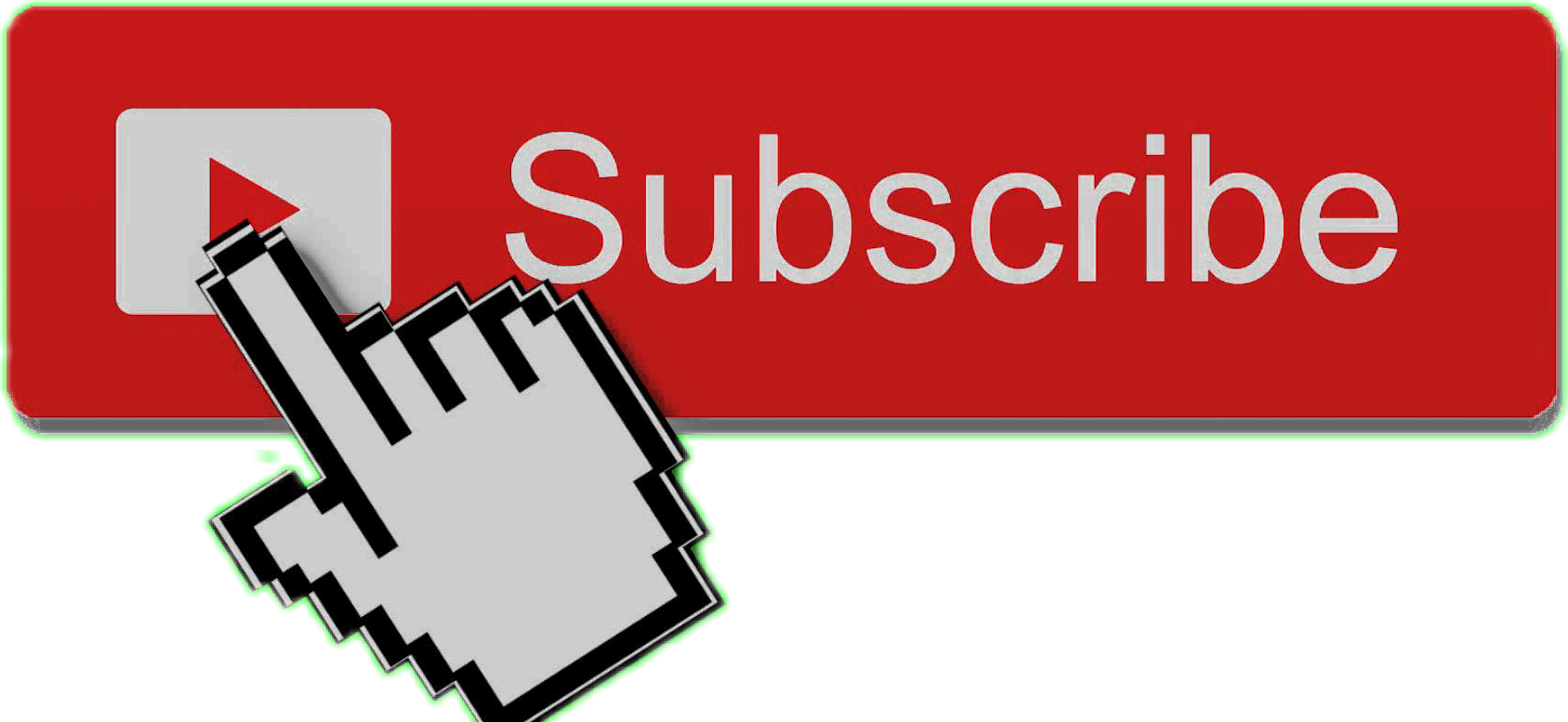 Youtube Button Chroma Subscribe Computer Key Mouse Clipart