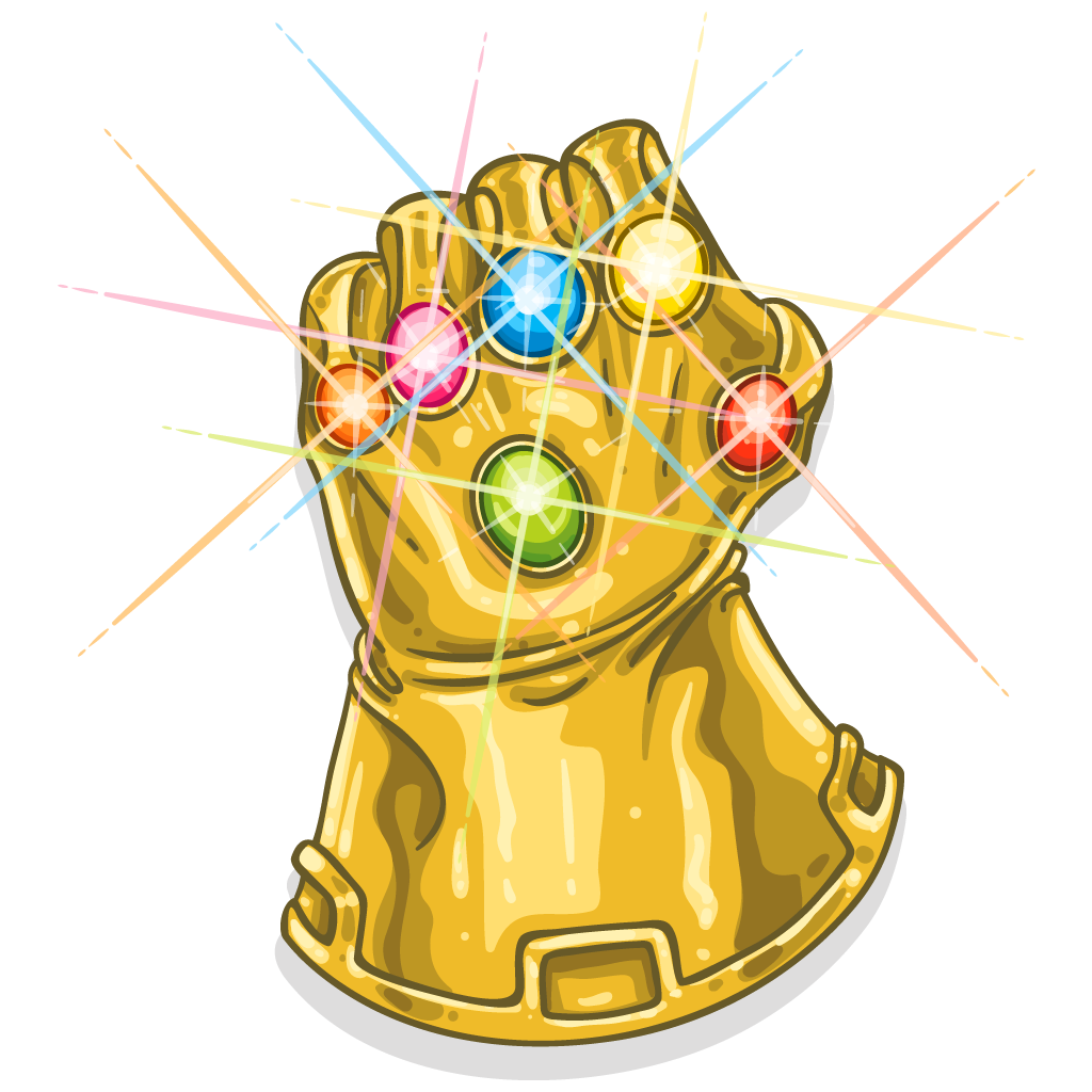 Download Infinity Youtube Glove T-Shirt Thanos The Gauntlet Clipart PNG Fre...