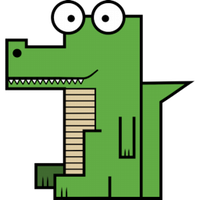 Alligator At Vector Free Download PNG Image