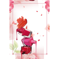 Fashion Art Beauty Nails Nail Flower Manicure PNG Image