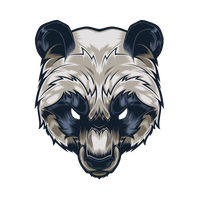 Tattoo Giant Illustration Drawing Bear White Creative PNG Image