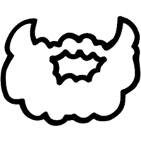 Beard Clipart PNG Image