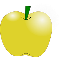 Yellow Apple Man PNG Image