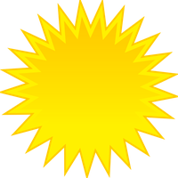 Colored Symbol For Sunny Sky Man PNG Image