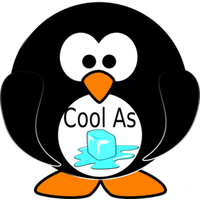 Cool As Ice Penquin At Vector PNG Image