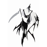 Tribal Grim Reaper Tattoo Wicked Cool At PNG Image