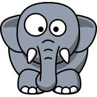 Baby Elephant Outline Images Hd Photo Alligator PNG Image