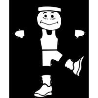 Kids Exercise Black And White Png Image PNG Image