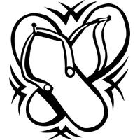 Flip Flops Black And White Danaspaf Top Sunflower PNG Image