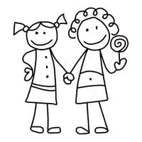 Friendship Girl Friends Kid Hd Image PNG Image