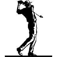 Golf Club Silhouette Free Download Png Alligator PNG Image