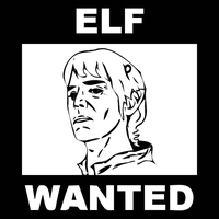 Elf Wanted Sketch PNG Image