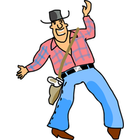 Drunk Cowboy PNG Image