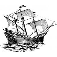 Pirate Ship Vector In Open Office Drawing Florida PNG Image