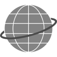 Simple Globe Symbol PNG Image