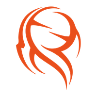 Of Abstract Decoration In Orange Color Man PNG Image