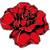 Tattoo Rose Printing Illustration Roses Vector Blood PNG Image
