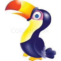 Cartoon Toucan Toucan Bird Cartoon Vector Colour Sunflower PNG Image